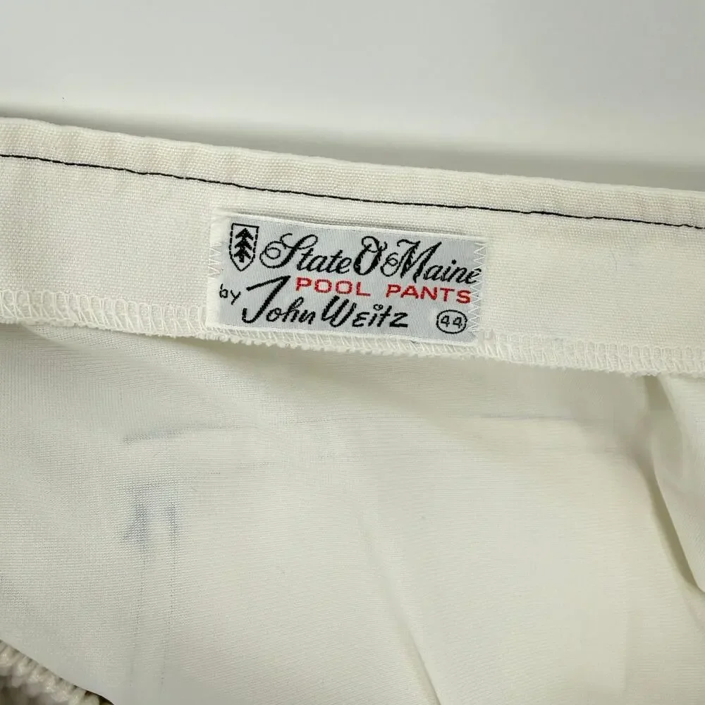 Vintage State O Maine by John Weitz White Shirt & Pool Shorts Mens XL Cabana Set